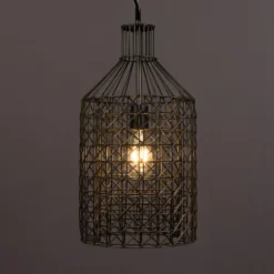 IJzeren hanglamp gaas - Dutchbone Jim Tall