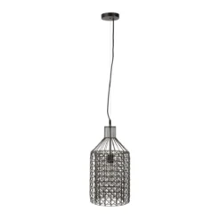 IJzeren hanglamp gaas - Dutchbone Jim Tall