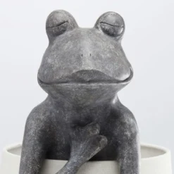 Kikkerfiguur tafellamp grijs - Kare Design Frog Grey