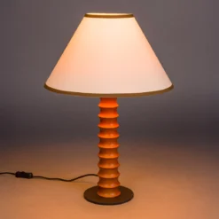 Klassieke tafellamp beige kap - Dutchbone Horace