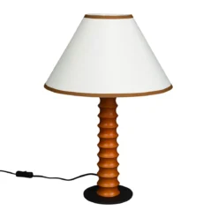 Klassieke tafellamp beige kap - Dutchbone Horace