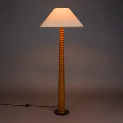 Klassieke vloerlamp beige kap - Dutchbone Horace