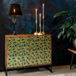 Kleurrijk dressoir mangohout - Dutchbone Meena