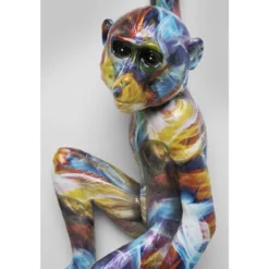 Kleurrijke aap wanddeco - Kare Design Hanging Ape Colorful