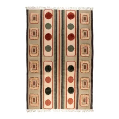 Kleurrijk vloerkleed retro - Dutchbone Haydon
