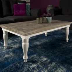 Landelijke salontafel greywash - Tower Living Fleur