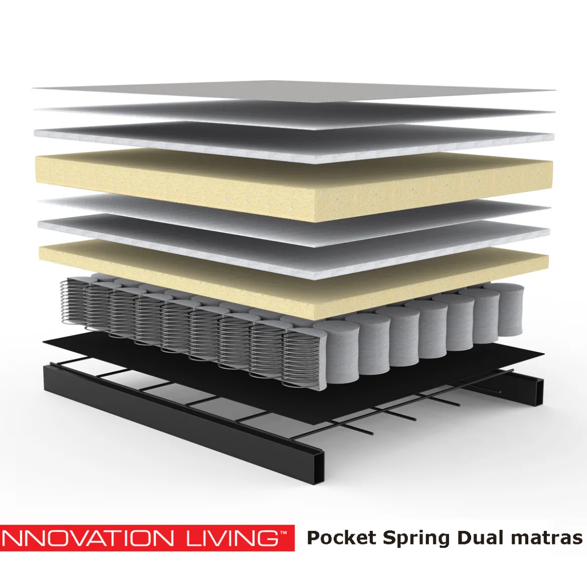 Luxe design slaapbank met armleuningen - Innovation Living Dublexo Arm