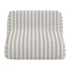 Luxe ligkussen beige wit gestreept - Lavis Redang