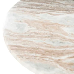 Marmere bijzettafel met hout - By-Boo LoopStone