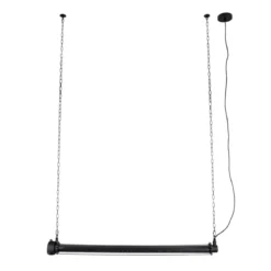 Mat zwarte hanglamp 130 cm - Zuiver Prime