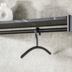Metalen kleerhanger gun metal - Santa Factory