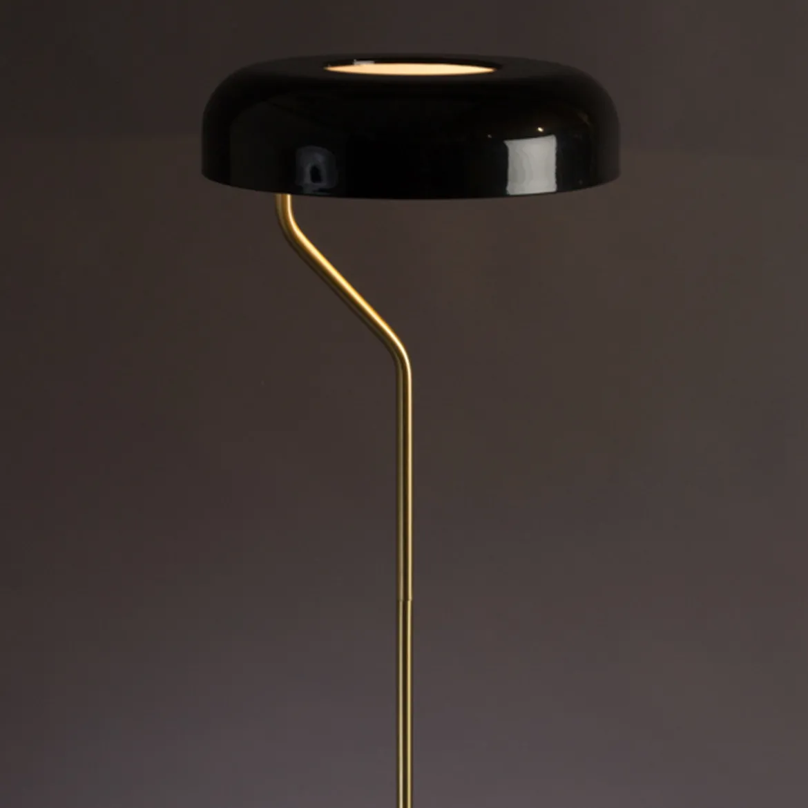 Metalen vloerlamp - Dutchbone Eclipse