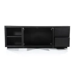 Modern dressoir zwart hout - Eleonora Helsinki