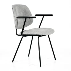 Moderne eetkamerstoel met arm - Eleonora Lynn