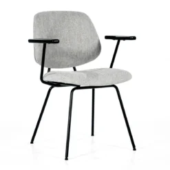 Moderne eetkamerstoel met arm - Eleonora Lynn