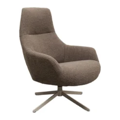 Moderne fauteuil draaibaar taupe - Kare Design Mimi