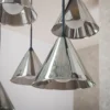 Moderne hanglamp grijs rookglas - Santa Taps