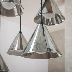 Moderne hanglamp grijs rookglas - Santa Taps