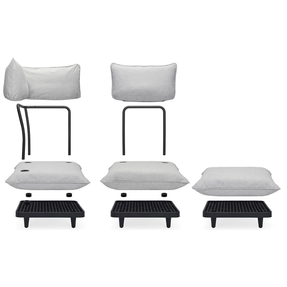 Modulaire loungebank voor buiten - Fatboy Paletti Lounge Sofa