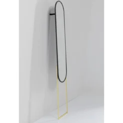 Muurspiegel zwart met goud - Kare Design Alice