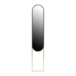 Muurspiegel zwart met goud - Kare Design Alice