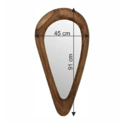Natuurlijke spiegel acacia hout - Kare Design Jorge