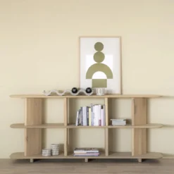 Open dressoir eikenhout - Eleonora Ty