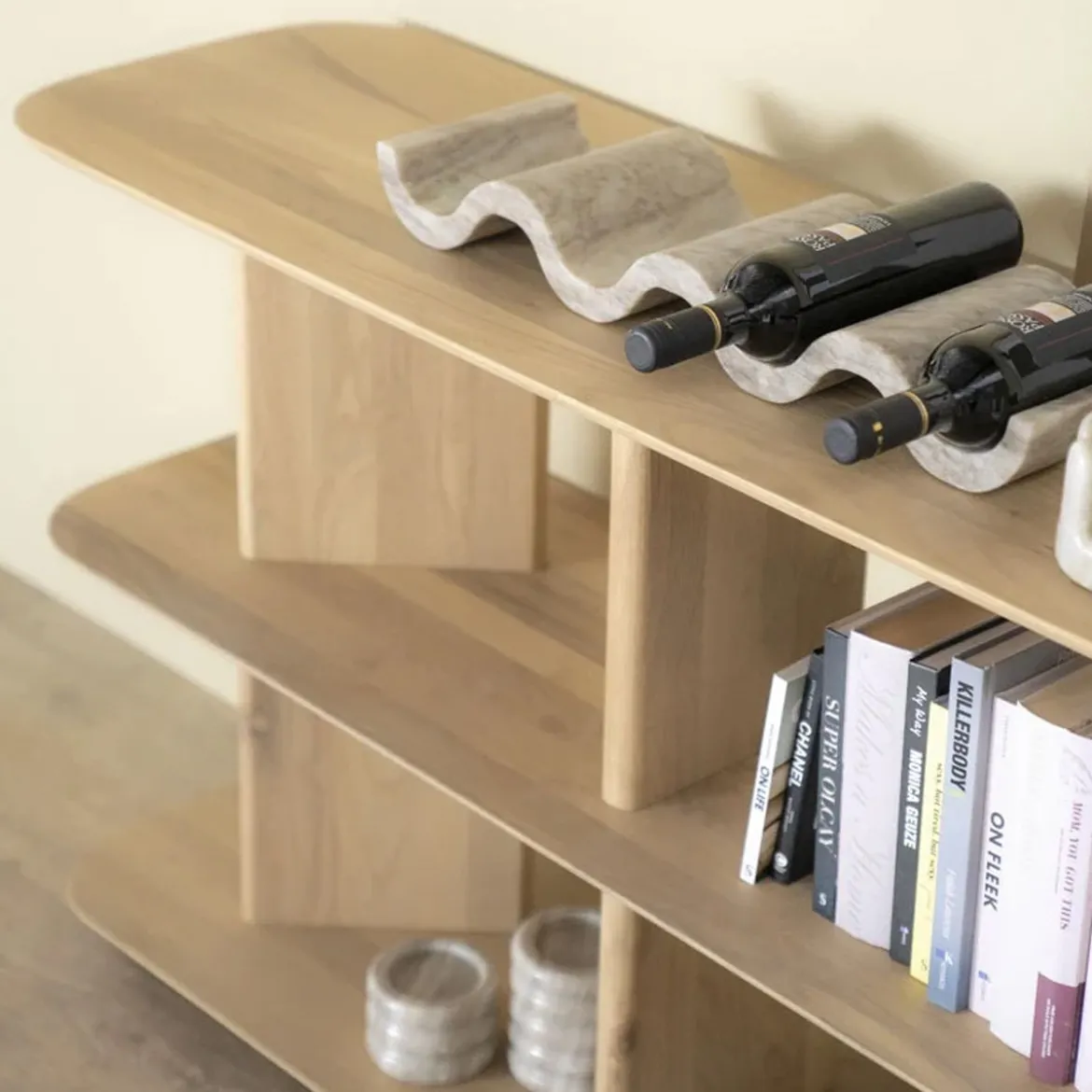 Open dressoir eikenhout - Eleonora Ty