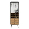 Open houten wijnkast - Dutchbone Vino