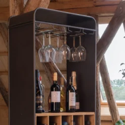 Open houten wijnkast - Dutchbone Vino
