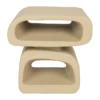Organische bijzettafel beige - Zuiver Eddy