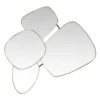 Organische retro spiegel goud - Kare Design Shapes