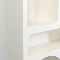 Organische vakkenkast Japandi wit - Kare Design Paco