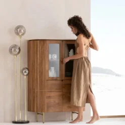 Ovale buffetkast mangohout - Kare Design Grace
