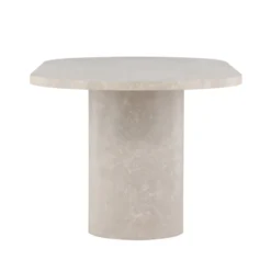 Ovale eettafel met dikke beige poten - Lavis Narvik