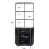 Ovale kast met open vakken - Richmond Interiors Hampton