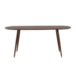 Ovale minimalistische houten eettafel - Lavis Sanford