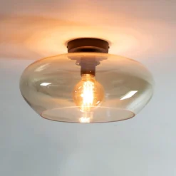 Plafondlamp gekleurd glas - Santa Elevate