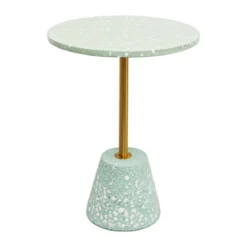 Retro bijzettafel mint terrazzo - Kare Design Amore