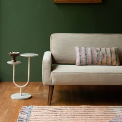 Retro design vloerkleed - Dutchbone Hampton