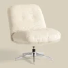 Retro draaifauteuil ribstof - Bodio Boston