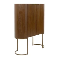 Retro drankkast walnoot en messing - Kare Design Giorgio