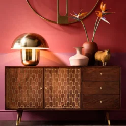 Retro dressoir mangohout goud - Kare Design Muskat
