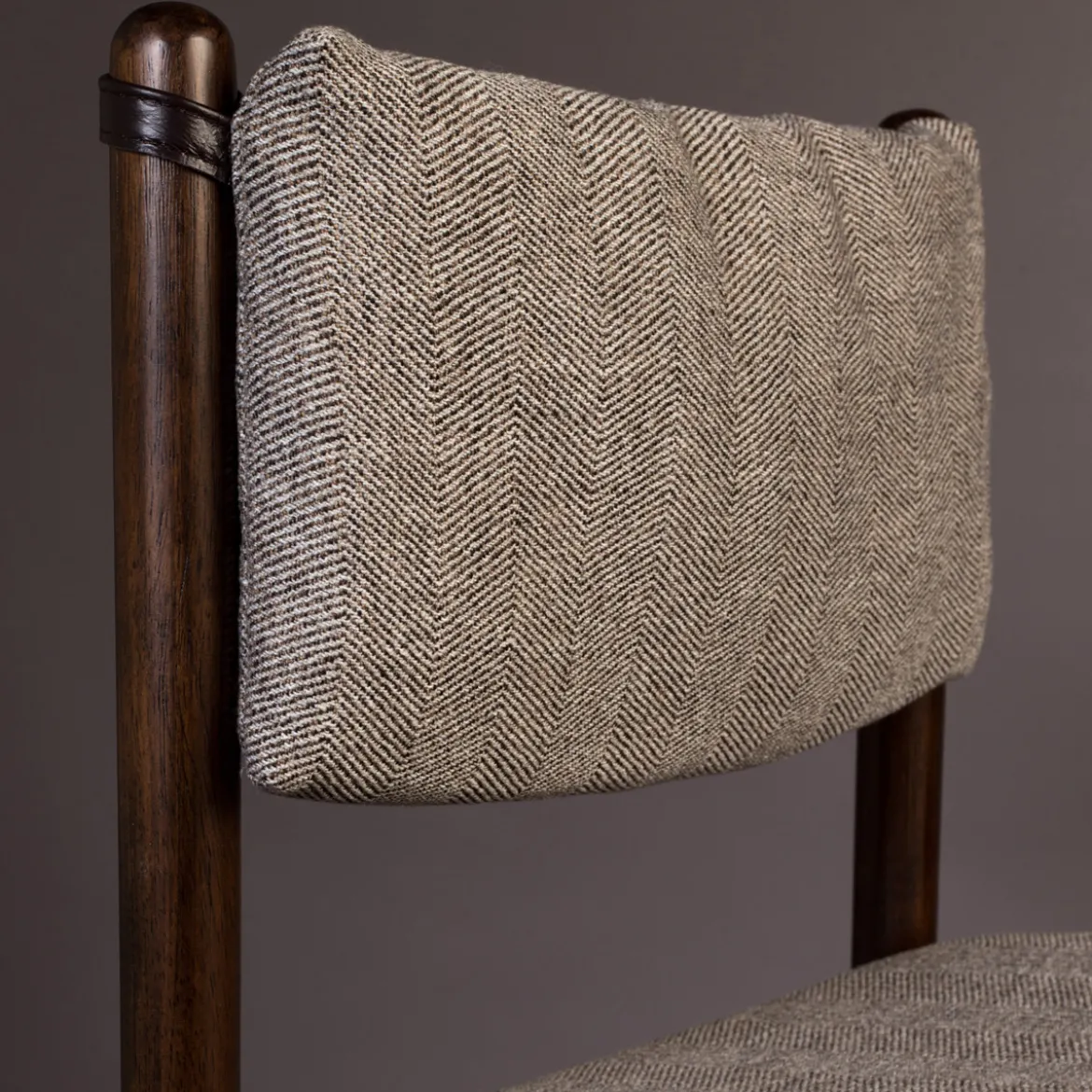 Retro eetkamerstoel hout - Dutchbone Torrance
