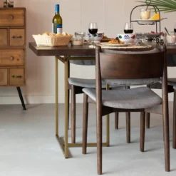 Retro eetkamerstoel hout - Dutchbone Torrance