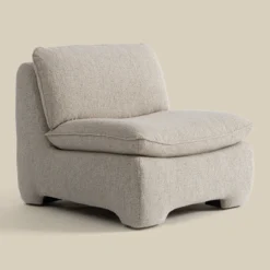 Retro fauteuil boucle stof - Bodio Oliver