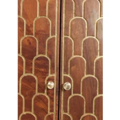 Retro kastje mangohout goud - Kare Design Muskat