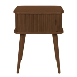 Retro nachtkastje walnoot - Zuiver Barbier Walnut
