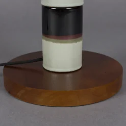 Retro vloerlamp met witte kap - Dutchbone Vertigo