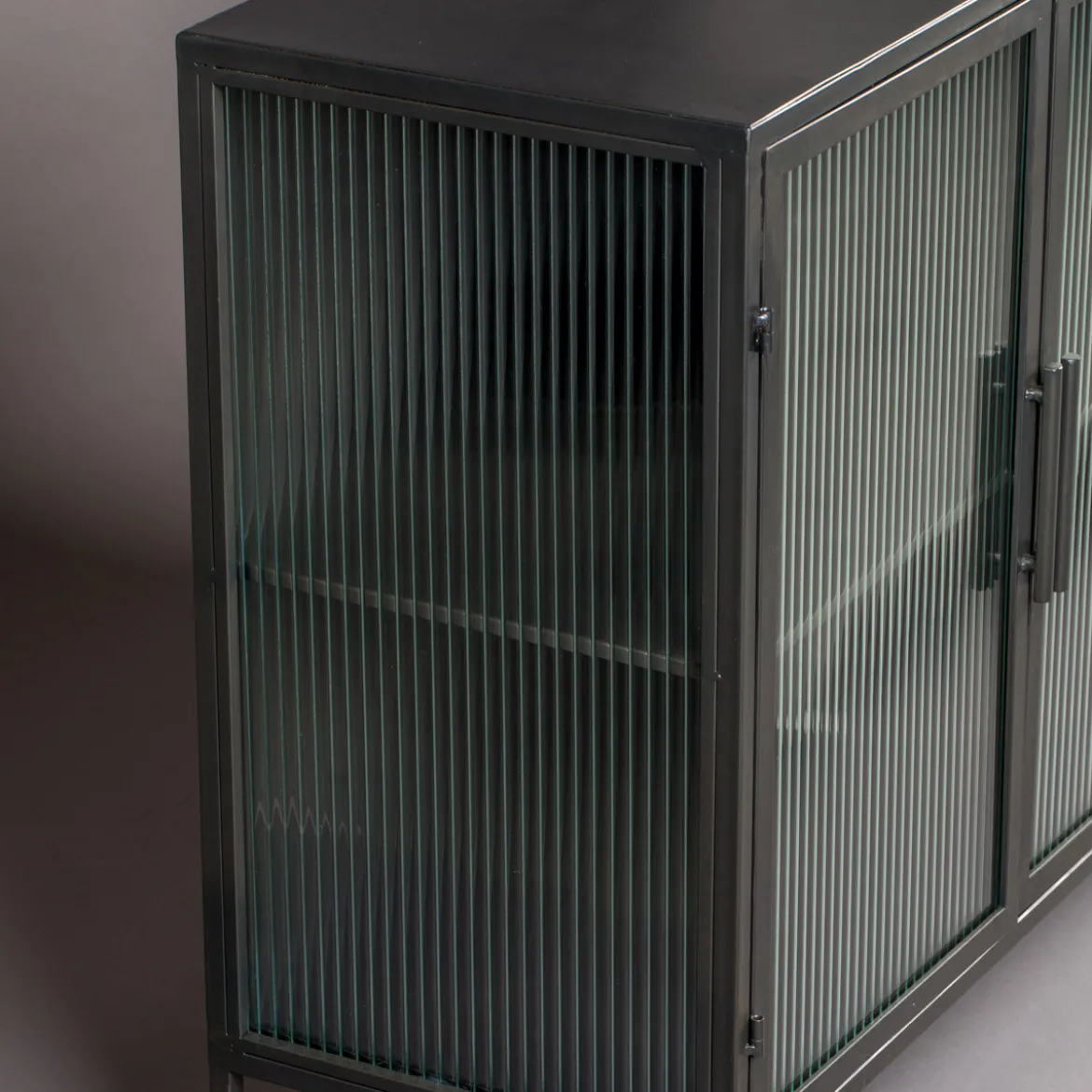 Ribbelglas dressoir - Dutchbone Boli